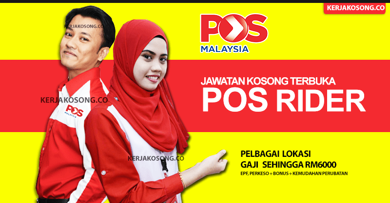 Jawatan Kosong Pos Malaysia  Komisyen Sehingga RM6000!