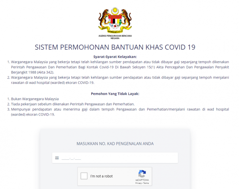 Bantuan NADMA RM 100 Untuk Individu Yang Memerlukan (Apply Sekarang!)